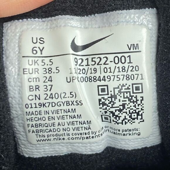 Nike Black Air Max 97 Sneakers Size 6Y - Picture 9 of 9